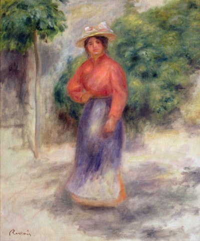 Gabrielle in the Garden by Pierre Auguste Renoir